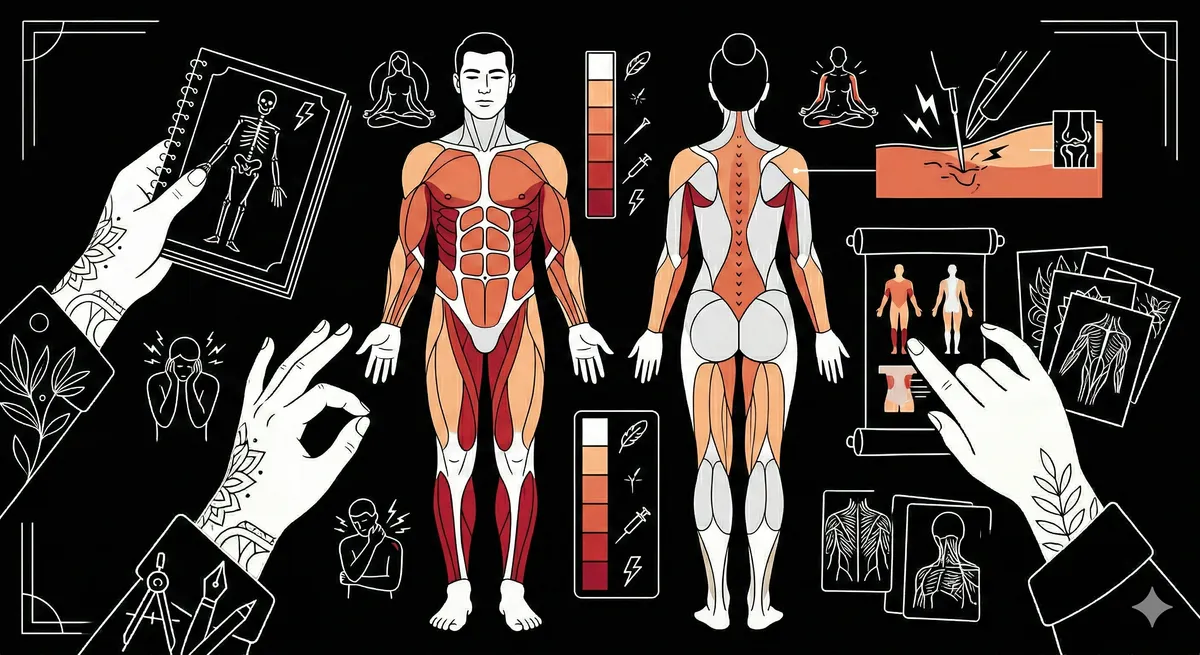 Douleur Tatouage : Où Ça Fait Mal ? Le Guide des Zones