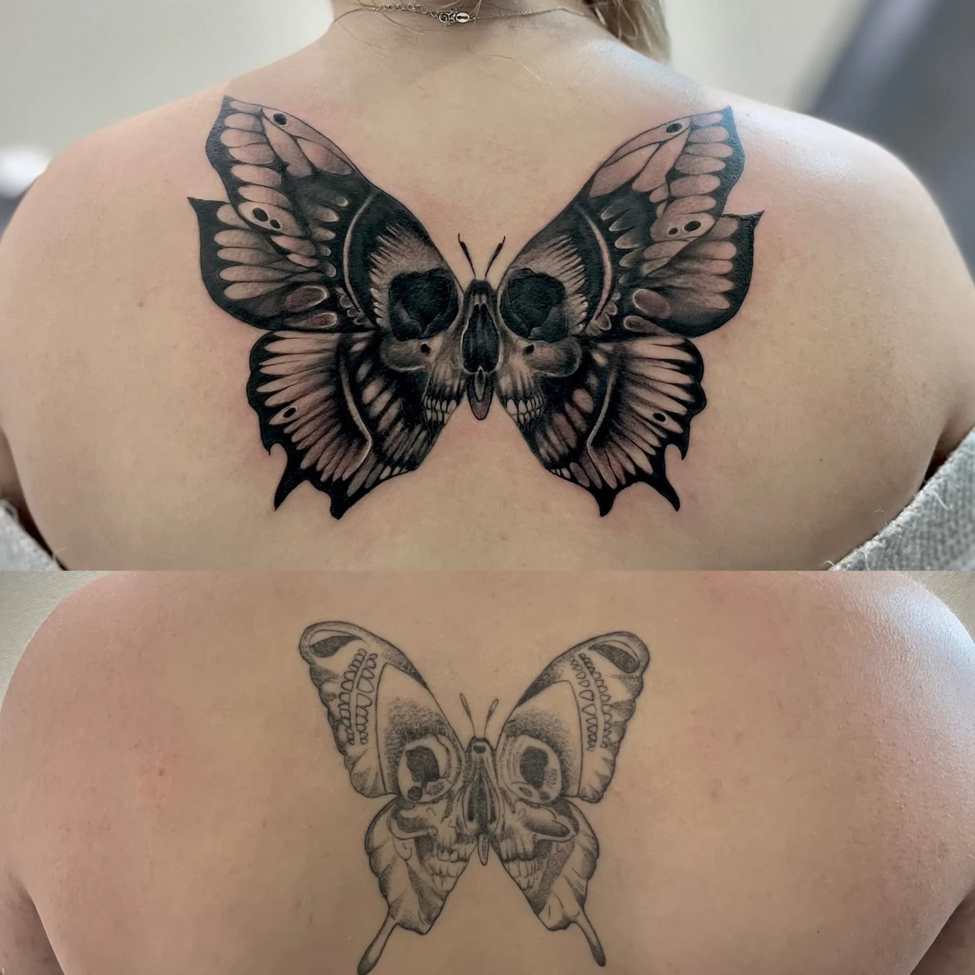 Tatouage Coverup réalisé par Owink Studio à Metz