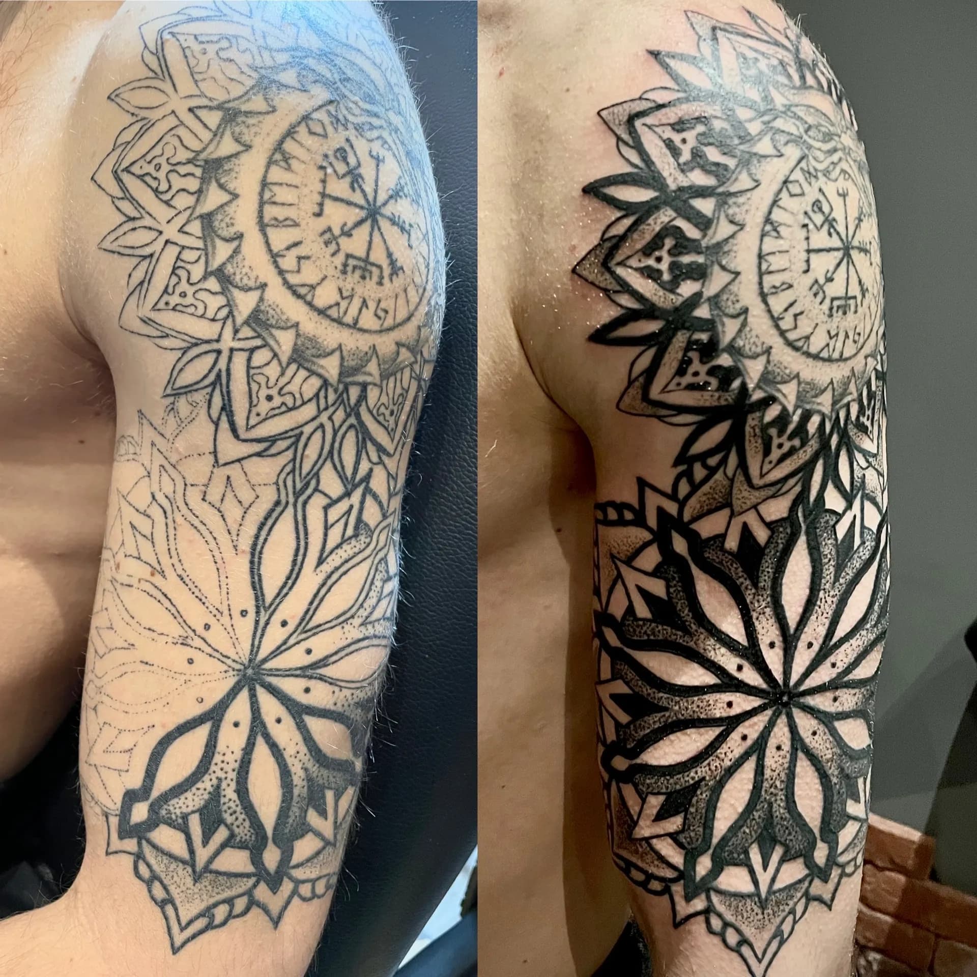 Tatouage Coverup réalisé par Owink Studio à Metz