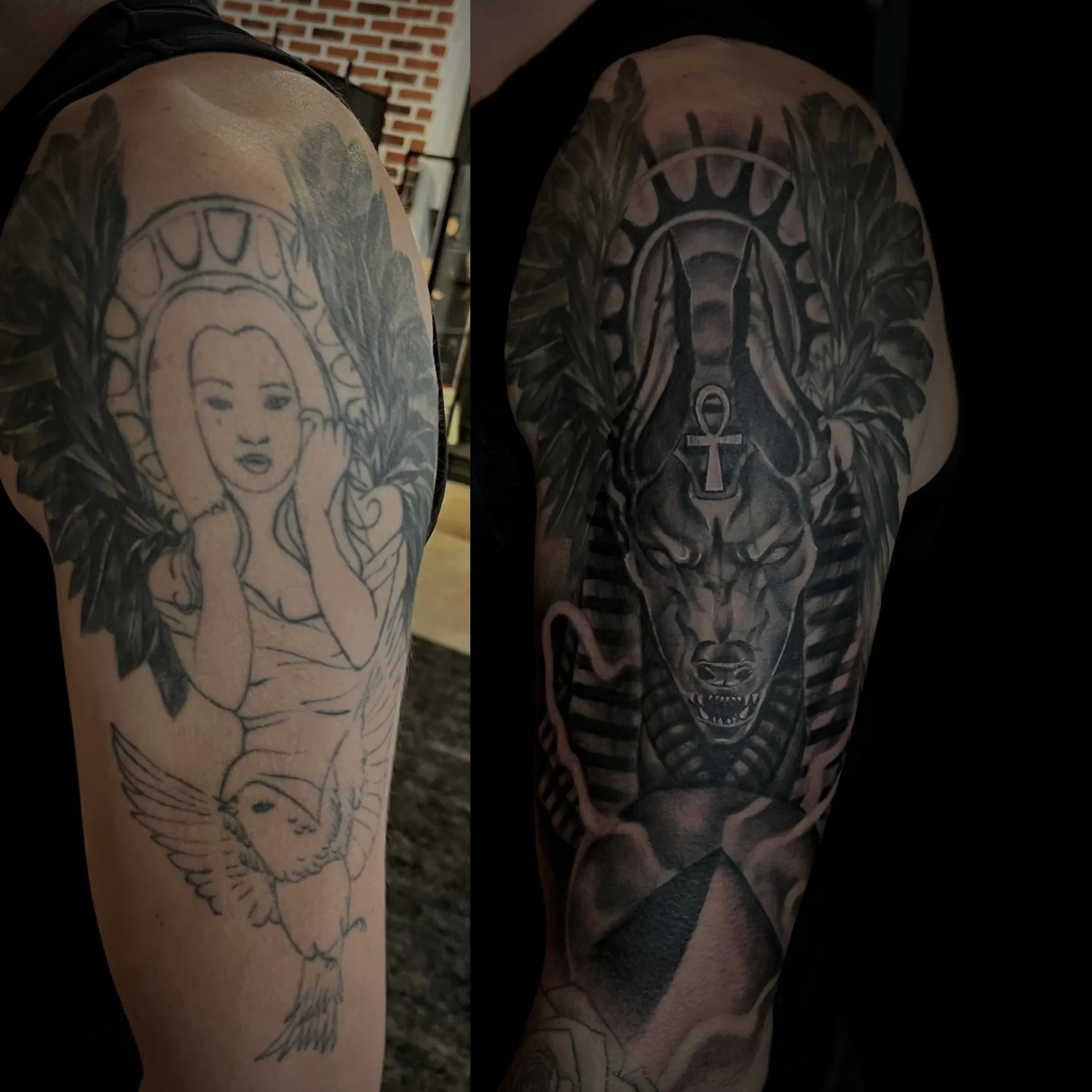 Tatouage Coverup réalisé par Owink Studio à Metz