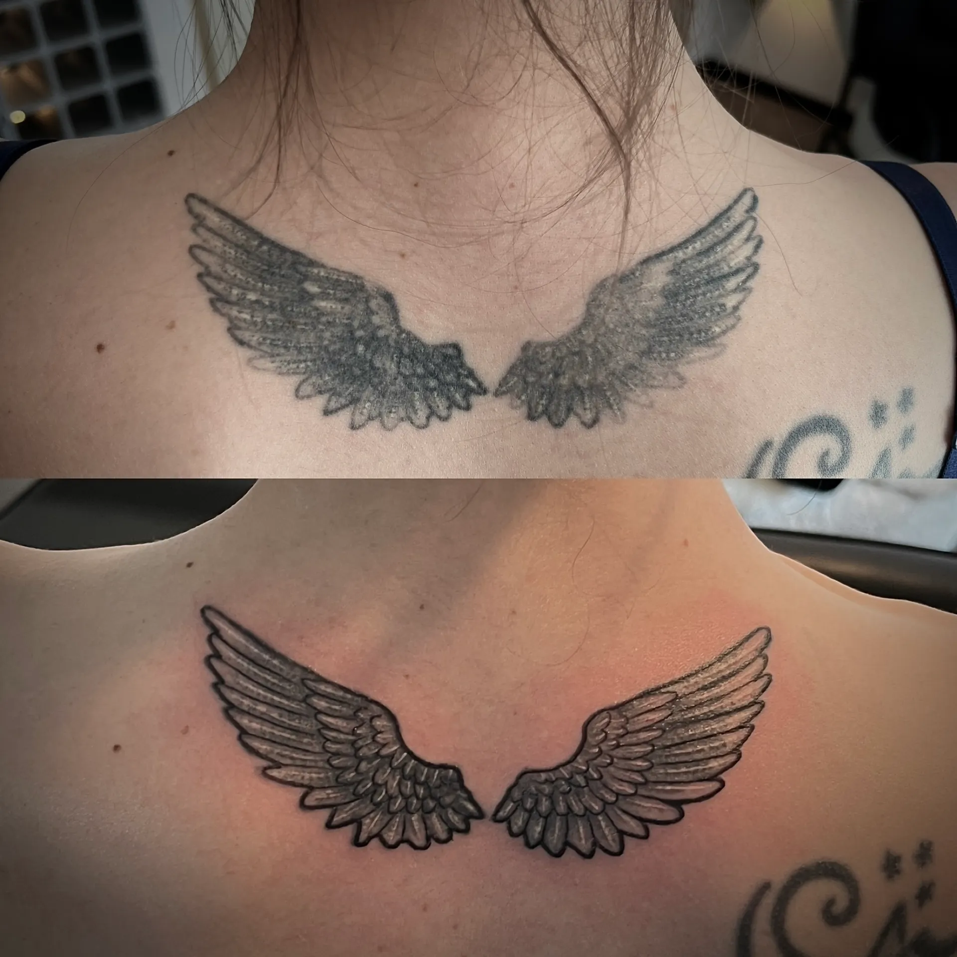 Tatouage Coverup réalisé par Owink Studio à Metz