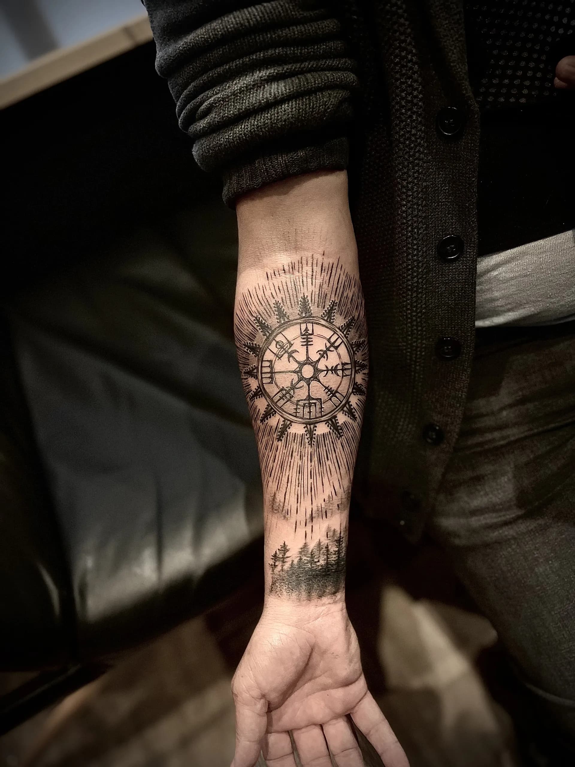 Tatouage Dotwork, Realism réalisé par Owink Studio à Metz
